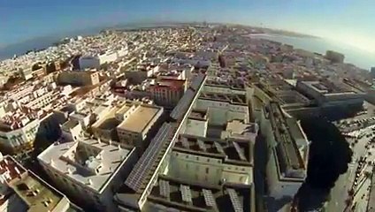 Cádiz capital desde el aire.