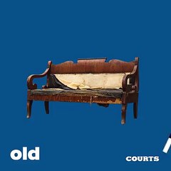 Old couch? Shop online and get a new one in no time. Just like magic!   #itslikemagic #shopcourts