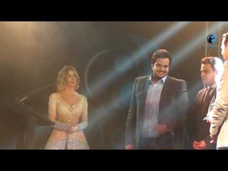مهرجان النخبة | شاهد لحظة صعود الفنان فاروق الفيشاوي لتسلم الجائزة وإحراج هند رضا لة!!