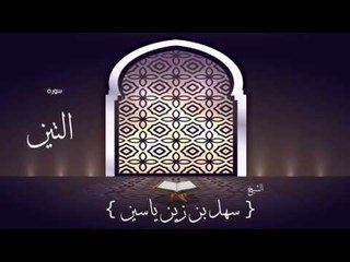 القران الكريم بصوت القارئ الشيخ سهل بن زين ياسين | سورة التين