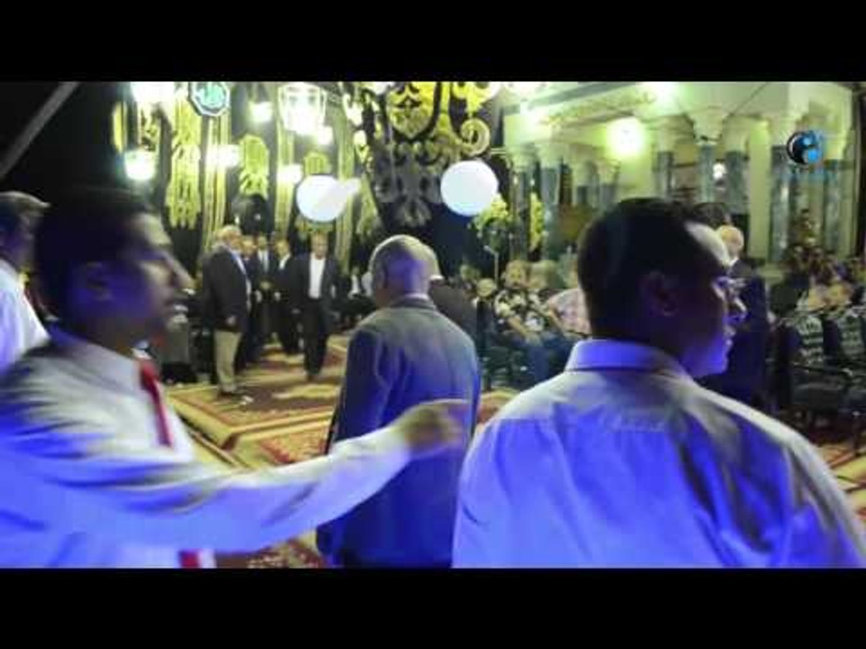 عزاء طارق سليم |  شاهد لحظة دخول حسام حسن وإبراهيم حسن العزاء