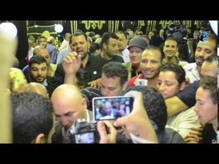 عزاء طارق سليم |  شاهد خناقة ومشاجرة على حسام وإبراهيم حسن.. ياترى لية!!