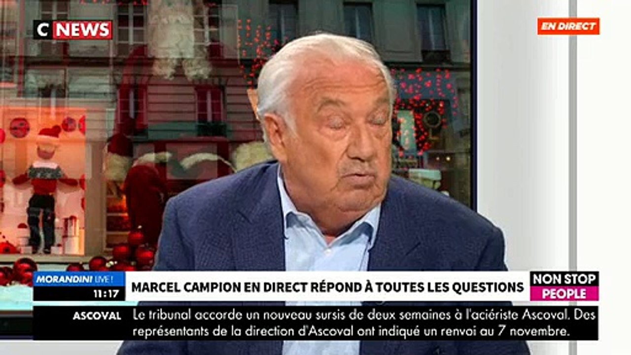 EXCLU - Accusé ce matin par "Le Canard Enchainé" d'avoir six comptes en Suisse, Marcel Campion répond dans "Morandini Live" - VIDEO