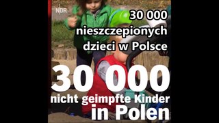 Polska – przeciwnicy szczepień posuwają się naprzód – materiał propagandowy niem. stacji NDR
