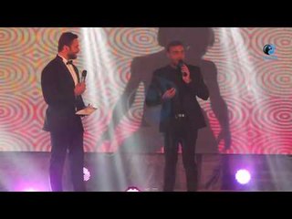 حفل ملكة جمال مصر 2016 | شاهد لحظة صعود رامي صبري ع المسرح وإحراجة من تامر شلتوت بسبب!
