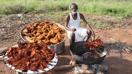 ANGRY BIRD FRY !!! Quail Fry Prepared by my Daddy Arumugam Village food factory
