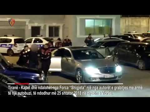 Ora News - Tiranë, arrestohet autori i dytë i grabitjes me armë të furgonit në Vlorë