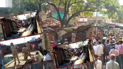 वाराणसी: तेज धमाके के बाद ढहा मकान, 1 की मौत, कई लोग अभी भी दबे
