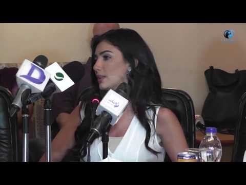 مؤتمر صحفي لمسلسل الأسطورة | مي عمر: ولا مرة حسيت أنى بمثل ومحمد رمضان ممثل صادق جداً جداً