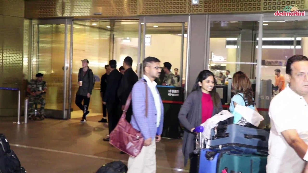 UK Based Boy Band The Vamps Arrived At Mumbai Airport