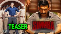 SIMMBA TEASER | Baap of ACTION..Ranveer with Rohit Shetty
