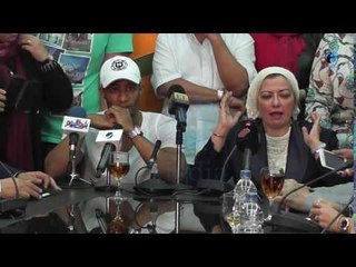 ندوة مجلة "نصف الدنيا" لمسرحية أهلا رمضان | رئيس تحرير المجلة ترحب بالحضور واحد واحد