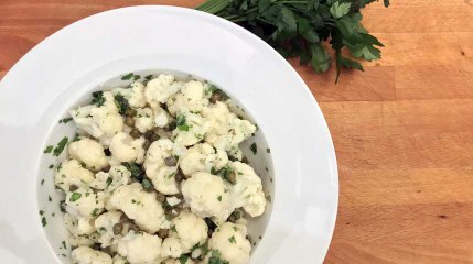 Recette : Salade de chou fleur