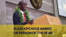 Eliud Kipchoge named UN Person of the Year
