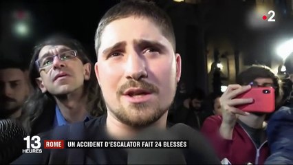Rome : 24 blessés après un accident d'escalator dans le métro
