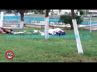Stop - Parku i Sarandës, hotel free për të pastrehët