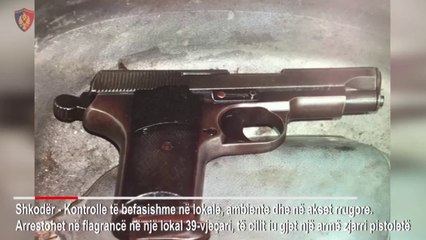 pa logo Arrestohe shkodrani qëlloi me pistoletë në ajër MB