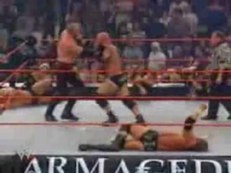 Goldberg vs HHH vs Kane Armageddon 2003 Part 3 of 3