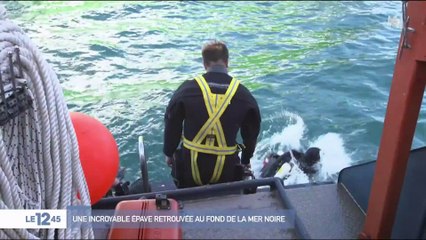 Une incroyable épave retrouvée au fond de la mer noire