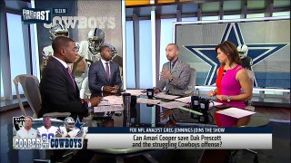 Cris Carter: Amari Cooper is a 'great addition' to the Dallas Cowboys | NFL | FIRST THINGS FIRST