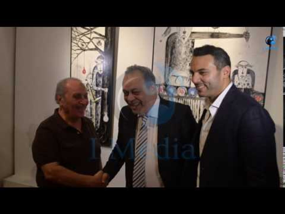 أفتتاح جاليري الممثل أحمد فريد |  أشرف زكي: ألف مبروك يا أحمد وراح ماشي وسايب الناس :) !