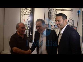 أفتتاح جاليري الممثل أحمد فريد |  أشرف زكي: ألف مبروك يا أحمد وراح ماشي وسايب الناس :) !