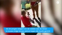 Tieners opgepakt om schokkende dreigvideo