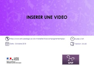 Insérer une vidéo dans SPIP