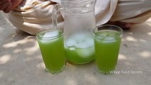 Refreshing Nimbu Pudina Sharbat - Mint Lemon Juice - Healthy Drink - Village Food Secrets