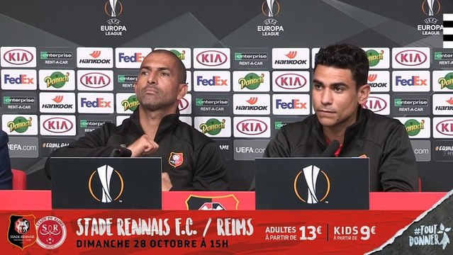 Europa League. Stade Rennais F.C. / Kiev : Conférence de presse (2)