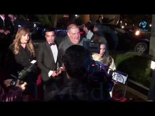 حفل الدير جيست 2016 |  شوف طارق أبو السعود وزوجتة داخلين الفندق