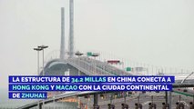 Inauguran el puente marítimo más largo del mundo