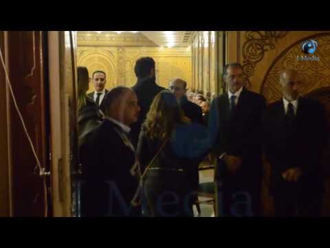 عزاء زوجة محمد صبحي | شاهد غادة رجب تعزي محمد صبحي مش هتصدق قصيرة إزاى!!!