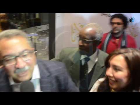العرض لفيلم مولانا | شاهد إبراهيم عيسي مع عائلتة بيشكر الناس وأقول في مولانا: الفن أقوى من أى شىء