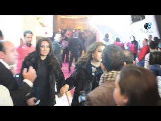 حفل النايل دراما 2016 |  لأول مرة شاهد "لطيفة" بعد التجميل وبصحبة أختها شوف شكلها!