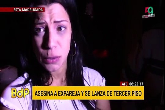 Ate Vitarte: sujeto asesina a su expareja y se lanza de un tercer piso
