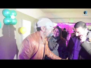 العرض الخاص لفيلم ياتهدي ياتعدي | شاهد محمد شاهين بطل الفيلم بلوك غريب جداً وكاب بصحبة زوجتة