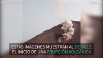 Indonesia: dron capta una increíble erupción volcánica
