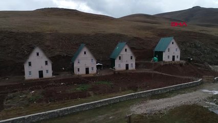 Gümüşhane Yaylada, Tek Tip İnşa Edilen 6 Ev Kaçak Çıktı