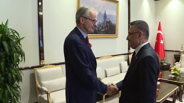 Cumhurbaşkanı Yardımcısı Oktay, AB Komisyonu heyetini kabul etti - ANKARA