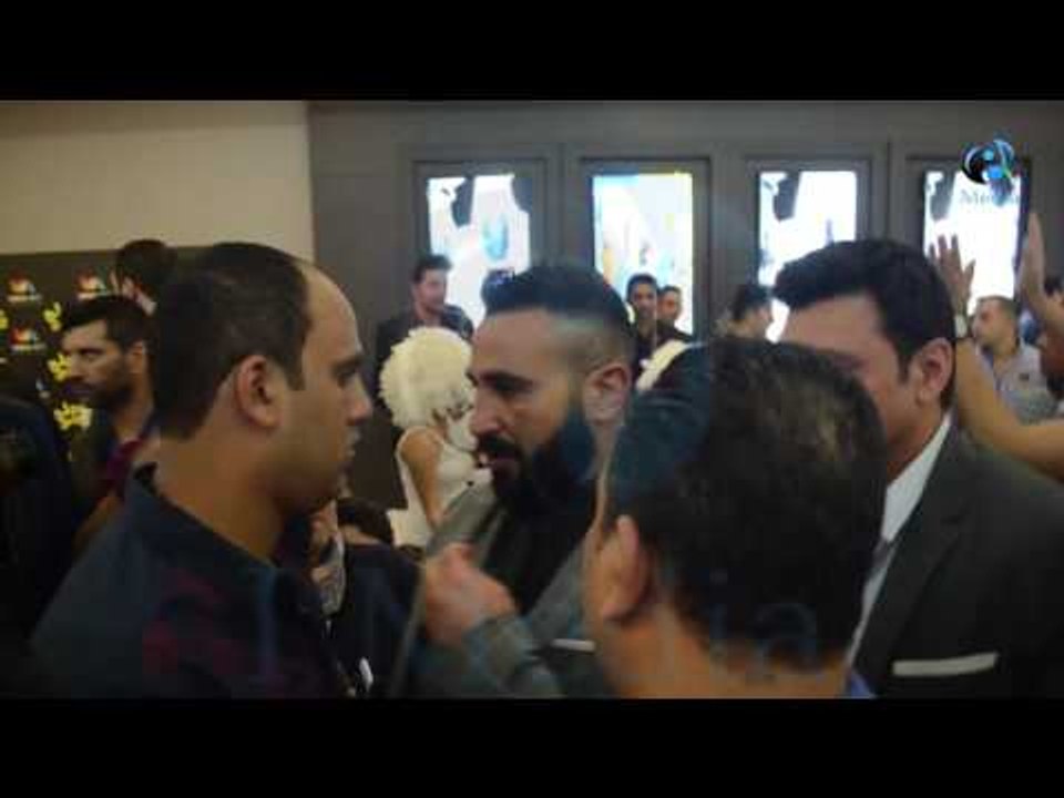 عرض خاص فيلم على وضعك | شاهد احمد سعد بعد عرض الفيلم