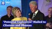 ‘Potential Explosives’ Mailed to Clintons and Obamas