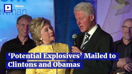 ‘Potential Explosives’ Mailed to Clintons and Obamas