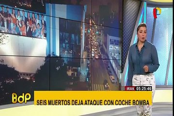 Irak: explosión de un coche bomba deja seis muertos y 30 heridos