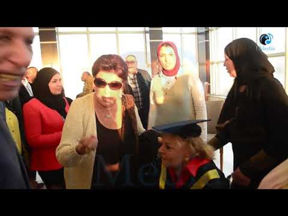 تكريم الفنانة نادية لطفى | الفنانة رجاء الجداوى بصحبة الفنانة القديرة نادية لطفى