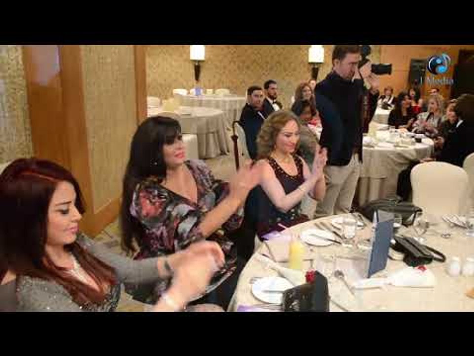 تكريمات منتدي السلام العربي | كلمة رئيس منتدى السلام وشكره للرئيس وشوف رد فعل فيفى