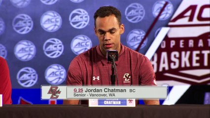 Boston College Press Conference | 2018 ACC Operation Basketball
