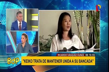 Vazquez Kunze: “Mensaje de Keiko Fujimori no ha dado resultado”