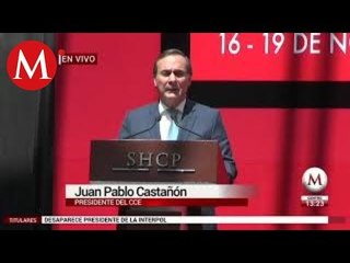 Conferencia de prensa de Juan Pablo Castañón por el Buen Fin 2018