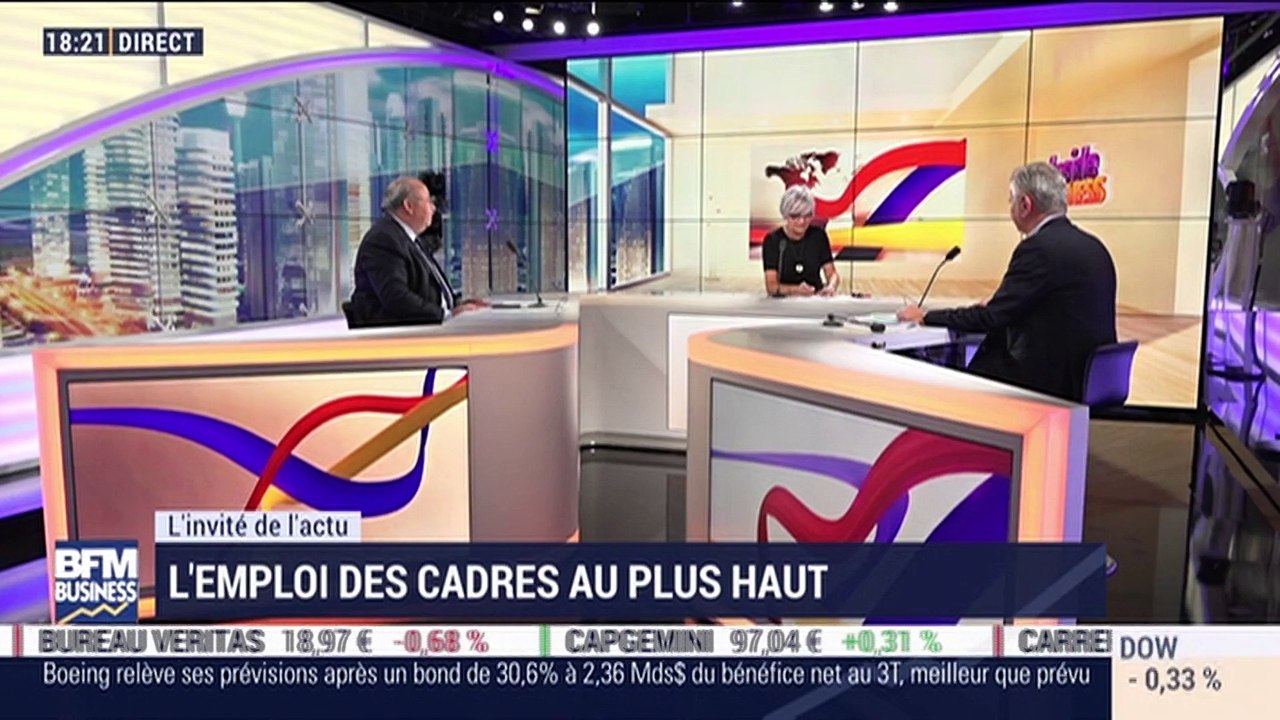 L'emploi des cadres au plus haut niveau - 24/10